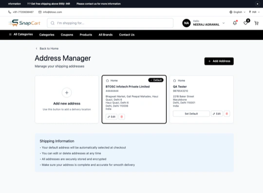 Addresses